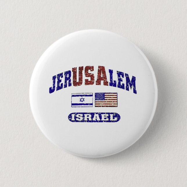 JerUSAlem 2 Inch Round Button (Front)
