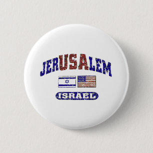 JerUSAlem 2 Inch Round Button