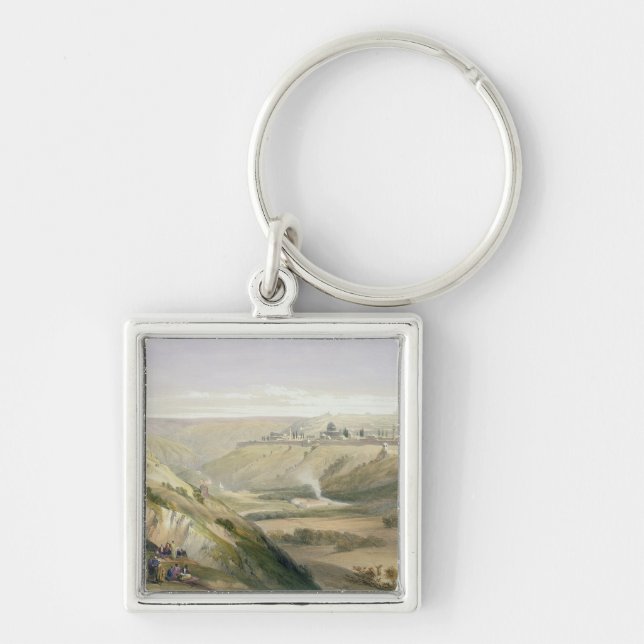 Jerusalem, April 5th 1839, plate 18 from Volume I Keychain (Front)