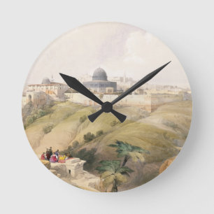 Jerusalem, April 9th 1839, plate 16 from Volume I Round Clock