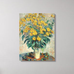 Jerusalem Artichoke Flowers, 1880 (oil on canvas) Canvas Print