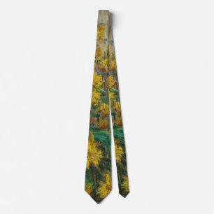 Jerusalem Artichoke Flowers - Claude Monet Tie
