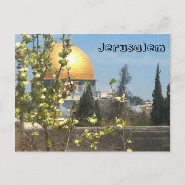 Jerusalem Beautiful PostCard (Front)
