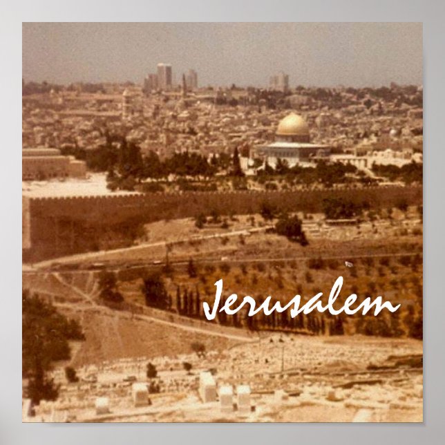 Jerusalem City of Gold Print (Front)