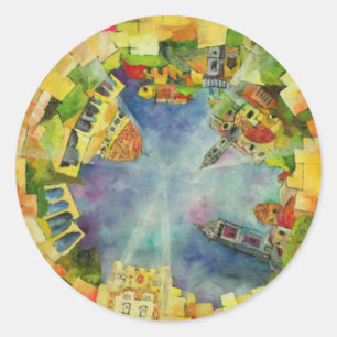 Jerusalem Classic Round Sticker