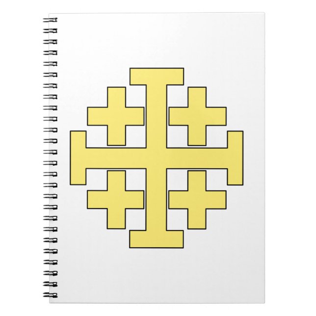 Jerusalem Cross Notebook (Front)