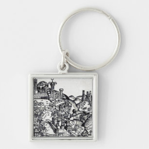 Jerusalem during the reign of Solomon Keychain