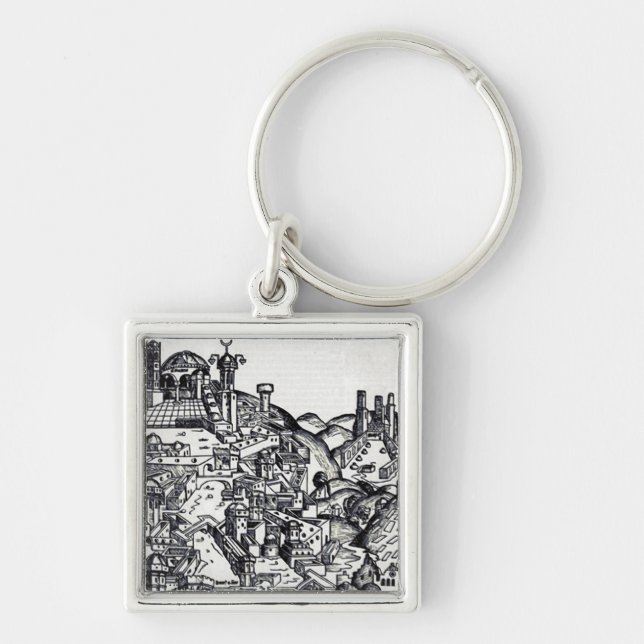 Jerusalem during the reign of Solomon  Keychain (Front)
