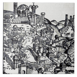 Jerusalem during the reign of Solomon Tile