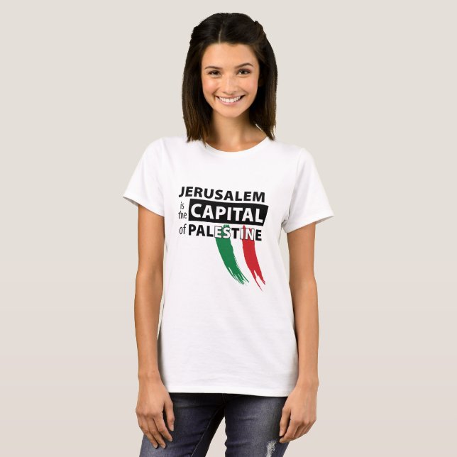 Jérusalem est la capitale du T-shirt de la (Devant entier)