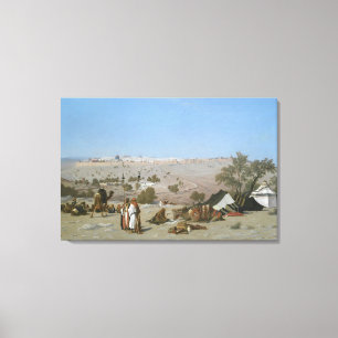 Jerusalem from the Mount of Olives 1880 Canvas Print