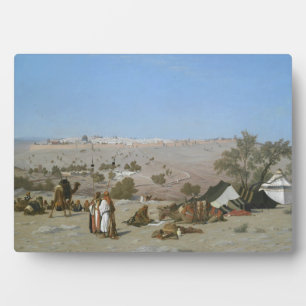 Jerusalem from the Mount of Olives   1880 Plaque