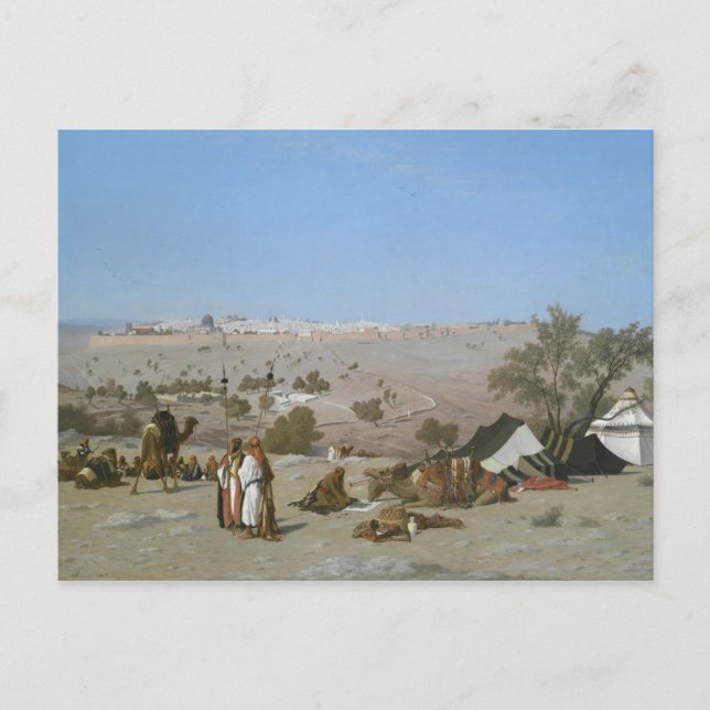Jerusalem from the Mount of Olives | 1880 Postcard (Front)
