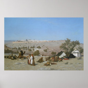 Jerusalem from the Mount of Olives   1880 Poster
