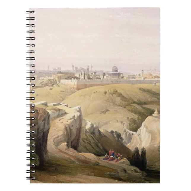 Jerusalem from the Mount of Olives, April 8th 1839 Notebook (Front)
