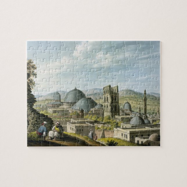 Jerusalem from the West, pub. by William Watts, 18 Jigsaw Puzzle (Horizontal)