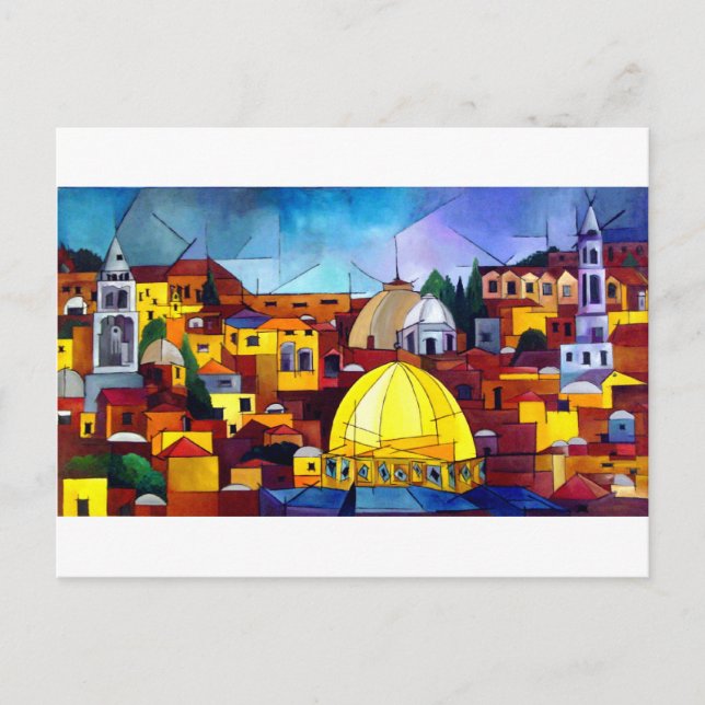 JERUSALEM HEART POSTCARD (Front)