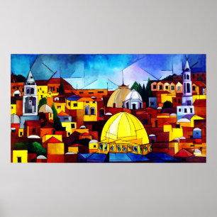 Jerusalem Heart Poster