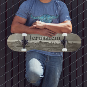Jerusalem Holy Land Photo Skateboard