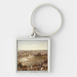 Jerusalem in her Grandeur, engraved by Charles Mot Keychain