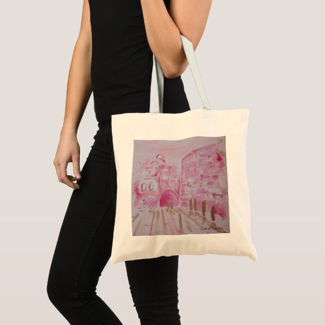 Jerusalem in Pink and Gold  Tote Bag (Front (Product))