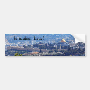 Jerusalem, Israel bumper sticker