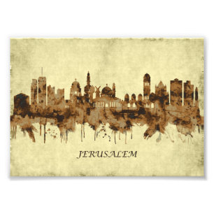 Jerusalem Israel Cityscape Photo Print