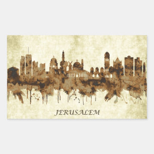 Jerusalem Israel Cityscape Sticker