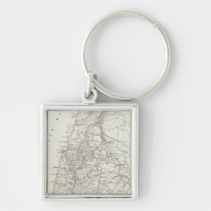 Jerusalem, Israel, Jordan Keychain