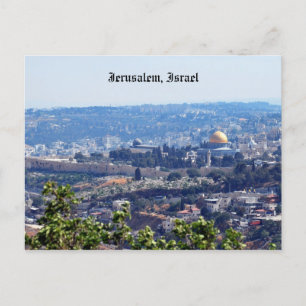 Jerusalem, Israel Post Card