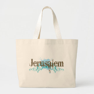 Jerusalem Israel T-shirt Large Tote Bag