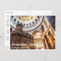 Jerusalem Israel with Church of the Holy Sepulchre