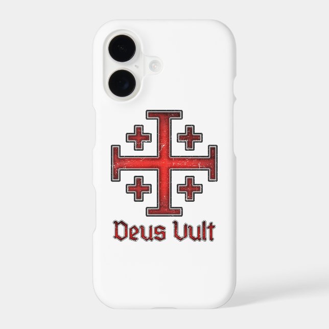 Jerusalem Knight Templar Crusader Cross Christian (Back)
