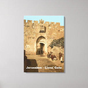 Jerusalem - Lions' Gate Canvas Print