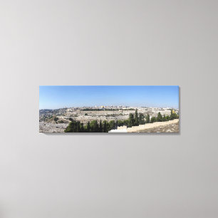Jerusalem Panorama Canvas Print