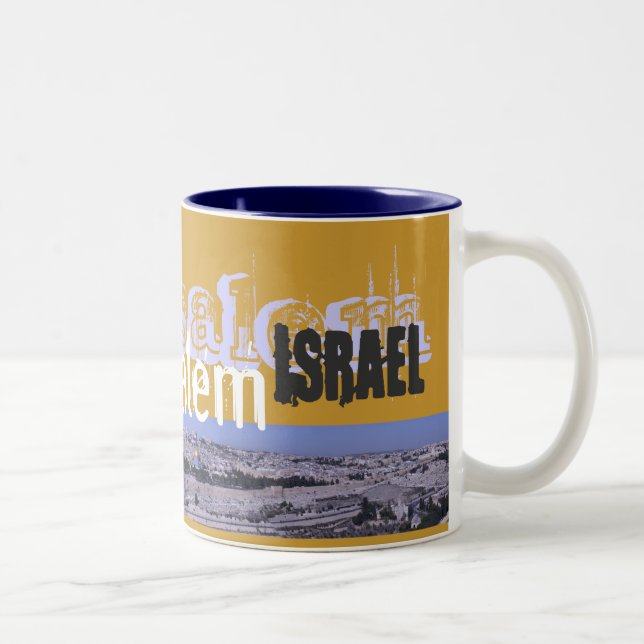 Jerusalem Panorama Coffee Mug (Right)