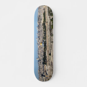 Jerusalem Panorama From Mount of Olives Skateboard