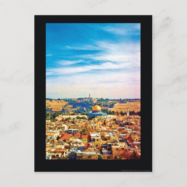 jerusalem postcard (Front)