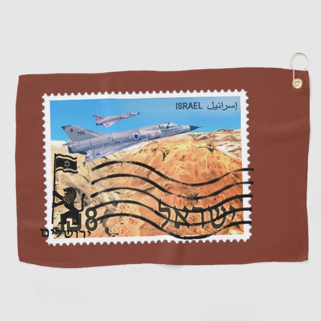 Jerusalem Reunification 50th Anniversary Golf Towel (Horizontal)