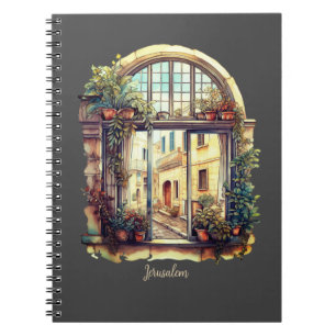 Jerusalem Spiral Photo Notebook