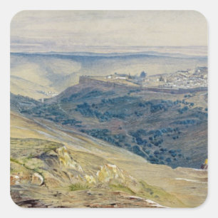Jerusalem Square Sticker