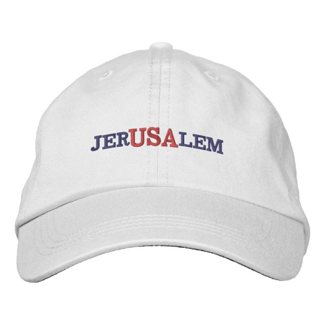 Jerusalem USA Embroidered Hat (Front)
