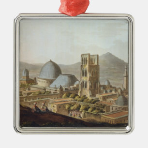 Jerusalem with the Church of the Holy Sepulchre, p Metal Ornament
