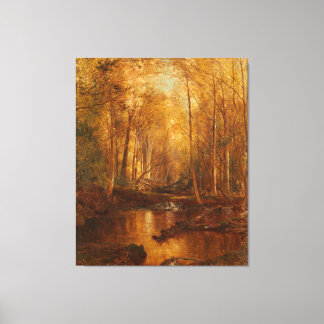 JERVIS McENTEE - Autumn in the Catskills - 1873 -  Canvas Print