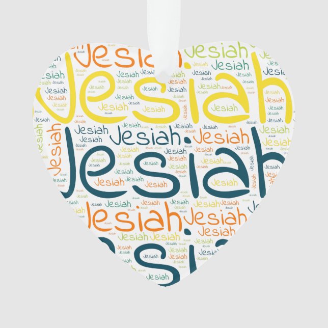 Jesiah Ornament (Front)