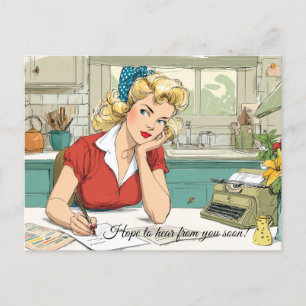 J'espère avoir de vos nouvelles bientôt ! Carte po