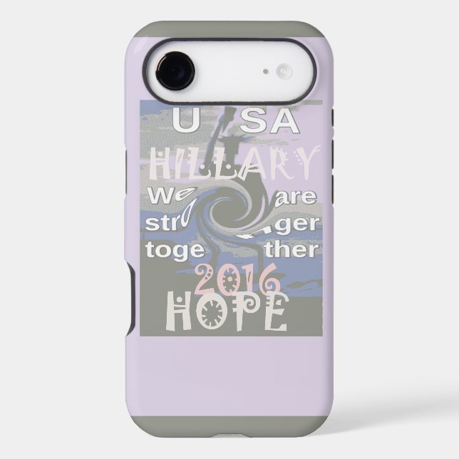 J'Espère Hillary USA Nous Sommes Forts Ensemble (Verso)