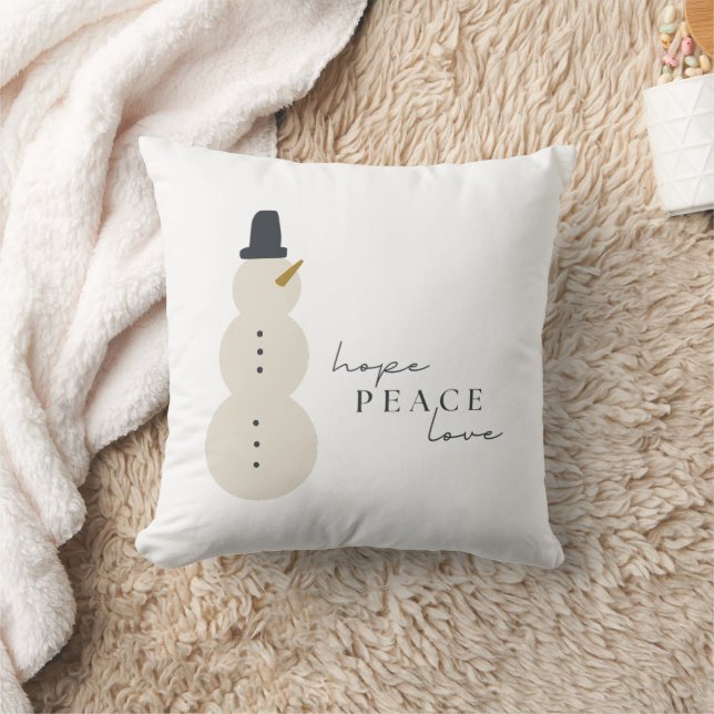 J'espère l'amour pour la paix. Oreiller de neige d (Couverture)