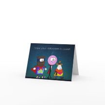 J'espère que votre Halloween est une carte douce