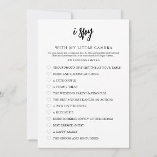 J'espionne la carte de jeu Mariage